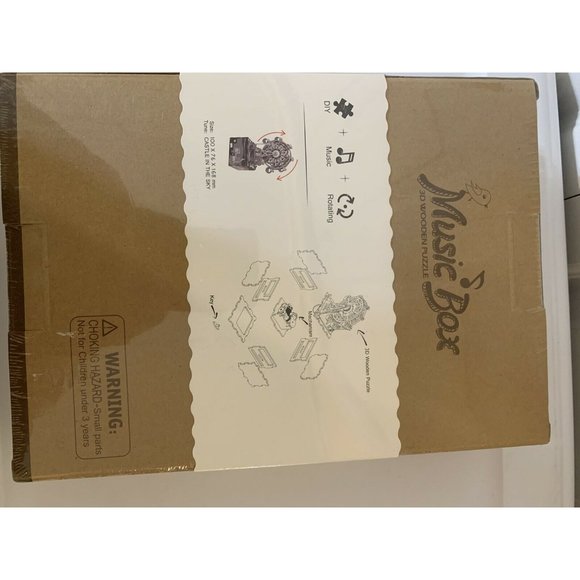 New Robotime DIY 3D Wooden Puzzle Music Box Craft Making Kit:Ferris Whee… - Picture 5 of 8